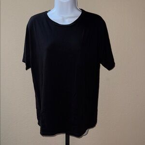 COS Essential Classic Black Short Sleeve T-Shirt 100% Cotton Women’s Sz EU Small